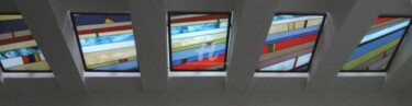 Artigianato intitolato "vetrata2" da Susanne Portmann, Opera d'arte originale