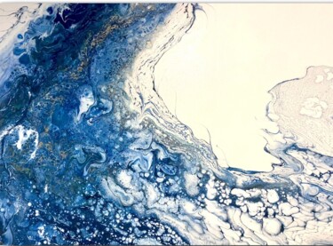 Peinture intitulée "Die große Welle" par Susanne_sommer_art, Œuvre d'art originale, Acrylique