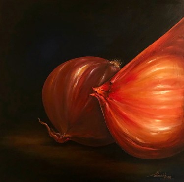 Painting titled "Oshlilota" by Soha, Original Artwork, Oil