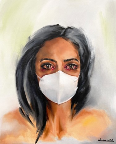Painting titled "Death" by Soha, Original Artwork, Oil