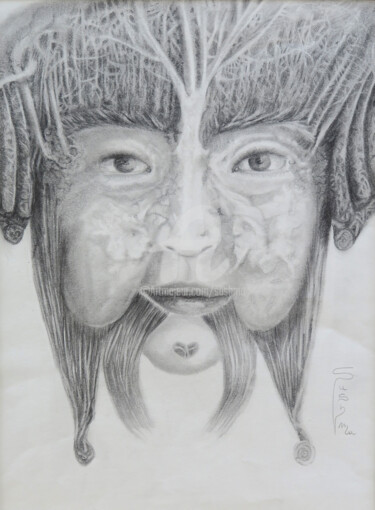 图画 标题为“Artesis” 由Sushma Legendre Mcintosh, 原创艺术品, 铅笔