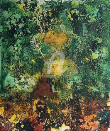 Incisioni, stampe intitolato "Reliance" da Sushma Legendre Mcintosh, Opera d'arte originale, Monotipo
