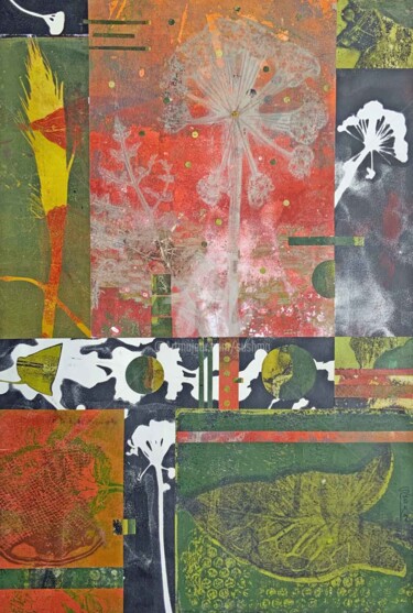 Collages intitolato "Timelapse in a hear…" da Sushma Legendre Mcintosh, Opera d'arte originale, Collages