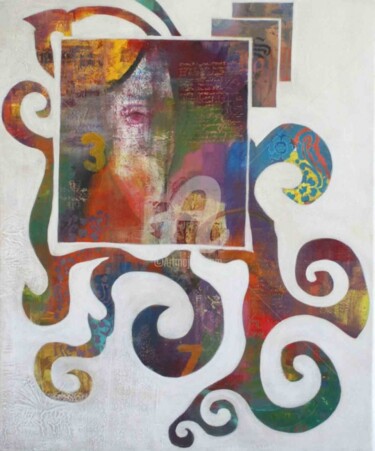 Pintura intitulada "Innervoice2" por Sushma Legendre Mcintosh, Obras de arte originais