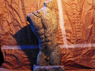 Sculptuur getiteld "Torso" door Susoescultordapedra, Origineel Kunstwerk, Steen