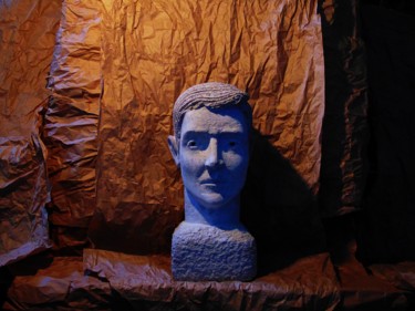 Sculpture titled "Jovem Republicano" by Susoescultordapedra, Original Artwork, Stone