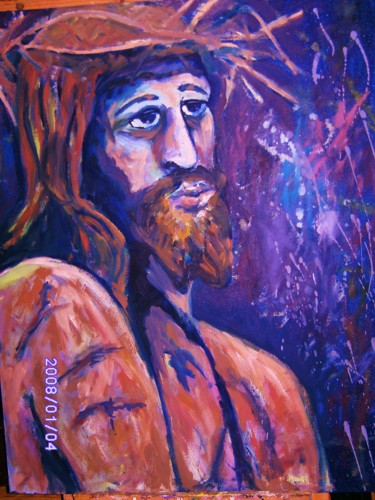 Painting titled "jesus.jpg" by Susy Arte Uruguay, Original Artwork