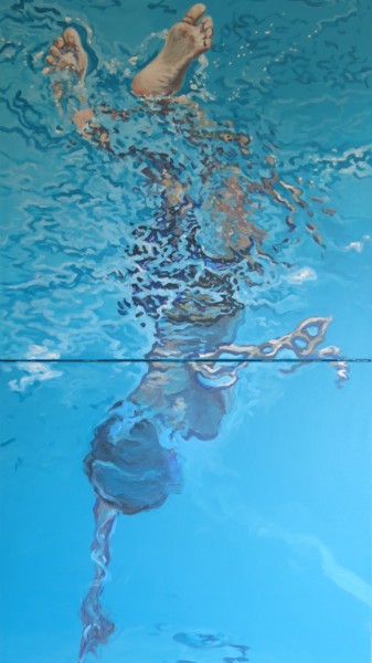 Painting titled "sans titre" by Erick Sutra, Original Artwork, Acrylic