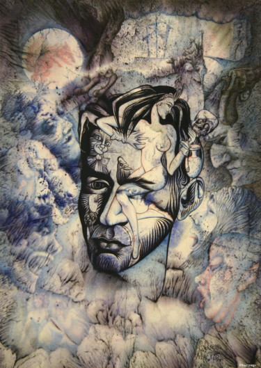 Schilderij getiteld "Мастер" door Sergey Suvorov, Origineel Kunstwerk, Anders