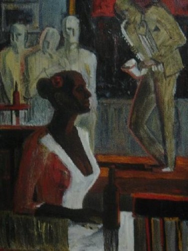 Painting titled "Jazz" by Alexandra Suvorova, Original Artwork