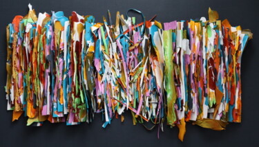 Malerei mit dem Titel "Farbenunordnung" von Suzana Rubic, Original-Kunstwerk, Acryl