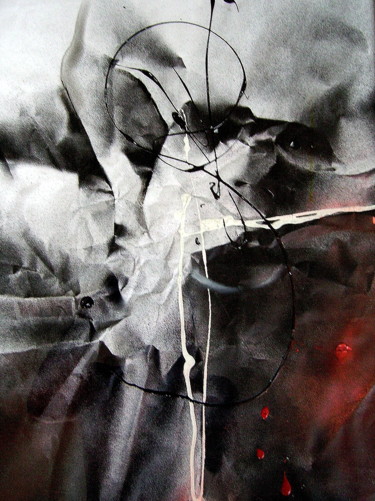 Peinture intitulée "azertyui" par Vince, Œuvre d'art originale, Bombe aérosol