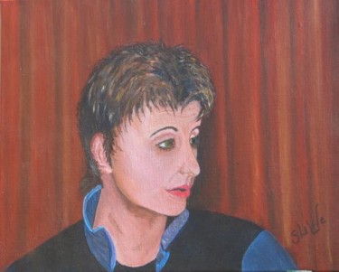 Peinture intitulée "portrait de lydie" par Suzanne Leseve, Œuvre d'art originale
