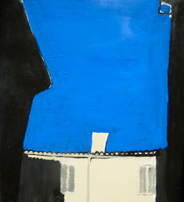 Malarstwo zatytułowany „Ciel bleu bleu” autorstwa Suzanne Piesk, Oryginalna praca, Akryl