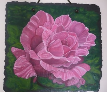 Pittura intitolato "Rose" da Suzanne Plante, Opera d'arte originale