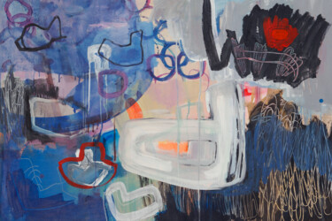 Картина под названием "Immersion" - Susana Machado, Подлинное произведение искусства, Акрил