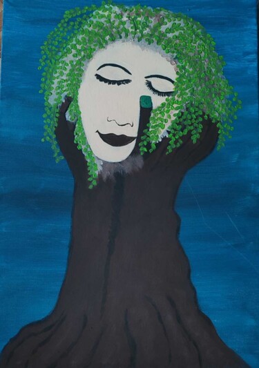 Peinture intitulée "arbre de vie" par Suzy Defrel, Œuvre d'art originale, Acrylique