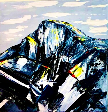 Peinture intitulée "My Half Dome" par Suzy Martin, Œuvre d'art originale, Acrylique