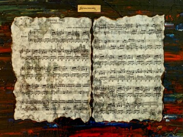 Pittura intitolato "Spinning Song" da Suzy Martin, Opera d'arte originale, Acrilico