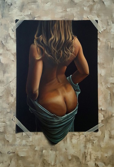 Unframed Painting titled "Unframed" by Svetoslav Stoyanov, Original Artwork, Oil