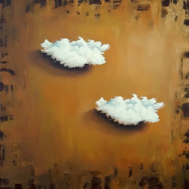 Schilderij getiteld "Twins" door Svetoslav Stoyanov, Origineel Kunstwerk, Olie