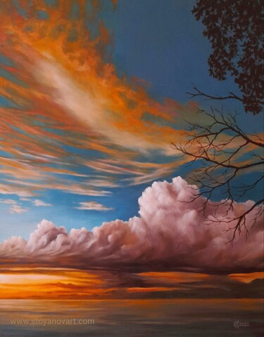 Painting titled "After The Storm" by Svetoslav Stoyanov, Original Artwork, Oil