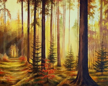 Картина под названием "Lights and Shadows" - Svetoslav Stoyanov, Подлинное произведение искусства, Масло