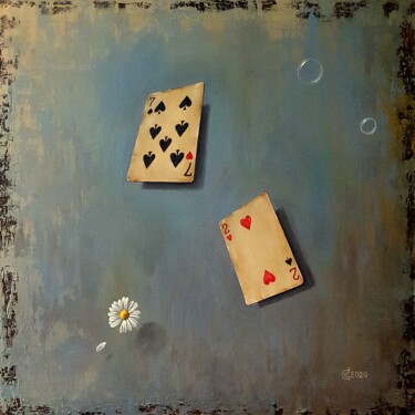 Malerei mit dem Titel "Love Games" von Svetoslav Stoyanov, Original-Kunstwerk, Öl