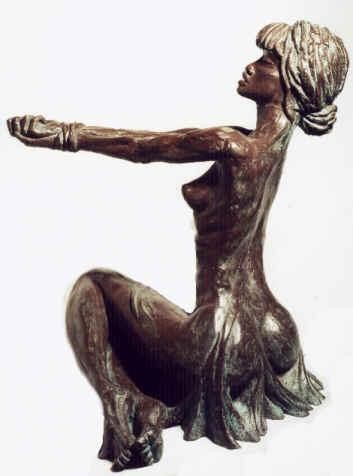 Sculpture intitulée "Esclave" par Stephanie Valentin, Œuvre d'art originale