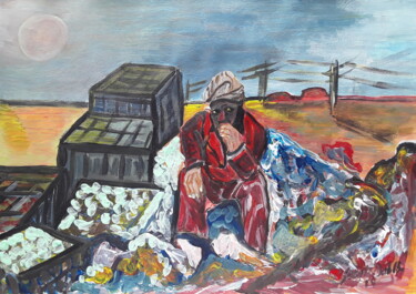 Картина под названием "relocated" - Sven W. Dahlke, Подлинное произведение искусства, Акрил