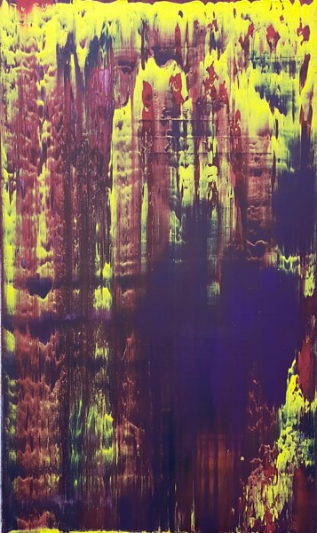 Painting titled "Ultra Violet" by Sophius, Original Artwork, Acrylic