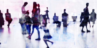 AIRPORT XLV - Mixed Media Art by Sven Pfrommer - Artwork is Printmaking titled "AIRPORT XLV - Mixed…" by Sven Pfrommer, Original Art, Analog Print