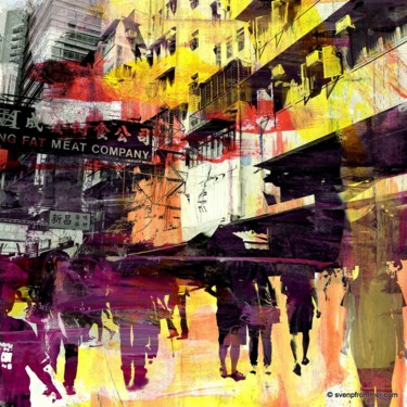 Printmaking titled "Hong Kong Convergen…" by Sven Pfrommer, Original Artwork, Analog Print