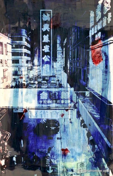 Estampas & grabados titulada "HONG KONG Streets V…" por Sven Pfrommer, Obra de arte original, Impresión analógica