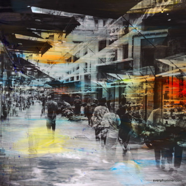 印花与版画 标题为“HONG KONG Urban Arc…” 由Sven Pfrommer, 原创艺术品, 模拟打印