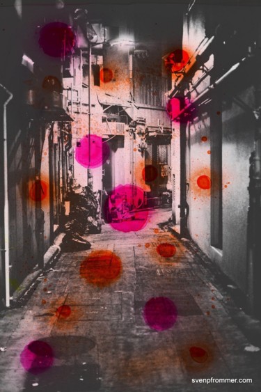 Druckgrafik mit dem Titel "HONG KONG Urban Arc…" von Sven Pfrommer, Original-Kunstwerk, Analogdruck