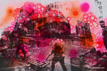 Printmaking titled "HONG KONG Urban Arc…" by Sven Pfrommer, Original Artwork, Analog Print