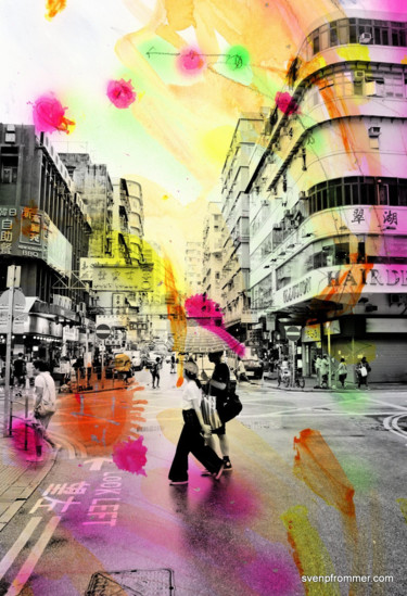 Incisioni, stampe intitolato "HONG KONG Urban Arc…" da Sven Pfrommer, Opera d'arte originale, Stampa a pellicola