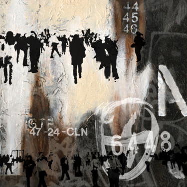 Druckgrafik mit dem Titel "ART MOVE IX by Sven…" von Sven Pfrommer, Original-Kunstwerk, Analogdruck