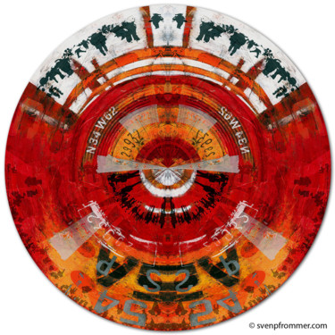 MOVE ON VII Circular (Ø 100 cm) by Sven Pfrommer Gravures & estampes intitulée "MOVE ON VII Circula…" par Sven Pfrommer, Œuvre d'art originale, Tirage argentique
