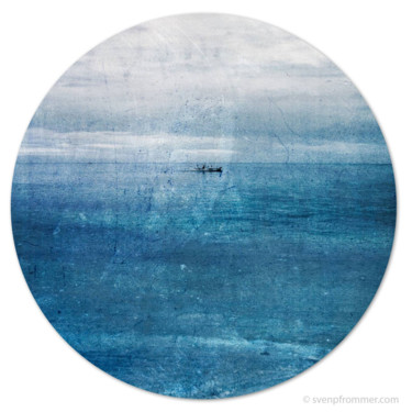 LA MER – Circular I (Ø 100 cm) by Sven Pfrommer Printmaking titled "LA MER – Circular I…" by Sven Pfrommer, Original Art, Analog Print