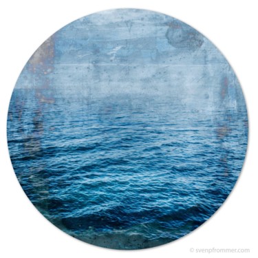 Druckgrafik mit dem Titel "LA MER – Circular V…" von Sven Pfrommer, Original-Kunstwerk, Analogdruck