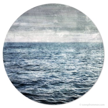 LA MER – Circular VI (Ø 100 cm) by Sven Pfrommer Printmaking titled "LA MER – Circular V…" by Sven Pfrommer, Original Art, Analog Print