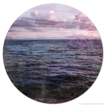 LA MER – Circular IX (Ø 100 cm) by Sven Pfrommer Printmaking titled "LA MER – Circular I…" by Sven Pfrommer, Original Art, Analog Print