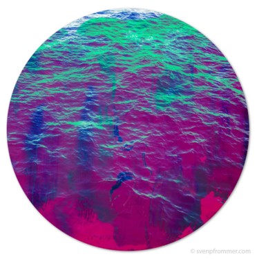 LA MER – Circular XII (Ø 100 cm) by Sven Pfrommer Printmaking titled "LA MER – Circular X…" by Sven Pfrommer, Original Art, Analog Print