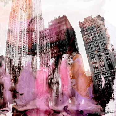 「NEW YORK COLOR I by…」というタイトルの製版 Sven Pfrommerによって, オリジナルのアートワーク, アナログプリント