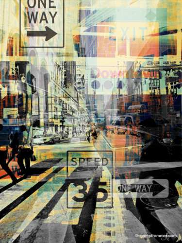 Printmaking titled "NEW YORK Style IV b…" by Sven Pfrommer, Original Artwork, Analog Print