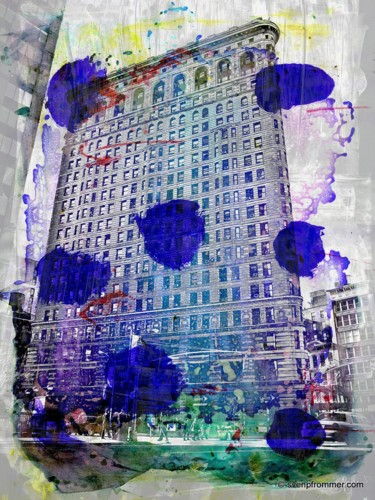 Printmaking titled "NEWYORK COLOR IV by…" by Sven Pfrommer, Original Artwork, Analog Print