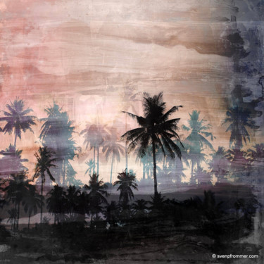THE BEACH XXVII by Sven Pfrommer - 100x100 cm Printmaking titled "THE BEACH XXVII by…" by Sven Pfrommer, Original Art, Analog Print