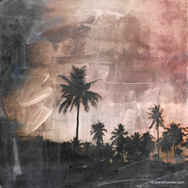 THE BEACH XXV by Sven Pfrommer - 100x100 cm Printmaking titled "THE BEACH XXV by Sv…" by Sven Pfrommer, Original Art, Analog Print